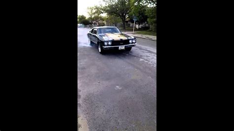 1970 Chevelle Ss Burnout Youtube