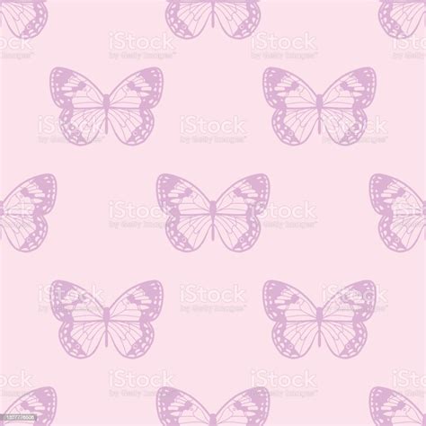 Butterfly Seamless Repeat Pattern Background Stock Illustration