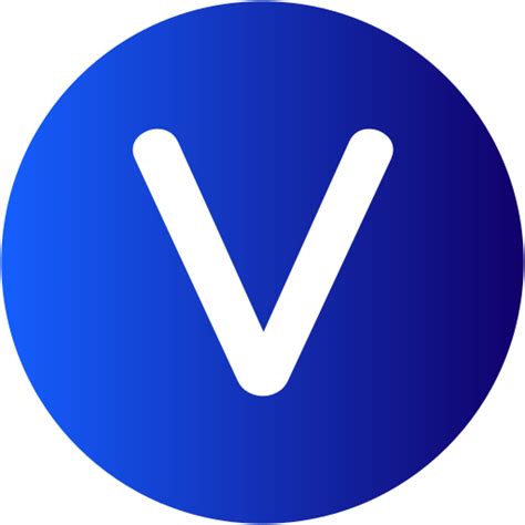 Letter V Generic Circular Icon