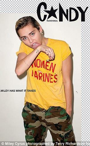 Photos Miley Cyrus Poses Nude For Candy Magazine