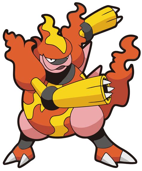 Magmortar Pokemon Png Isolated Pic Png Mart