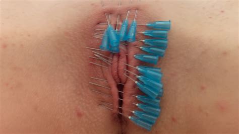 Needles Injections Sewing Her Pussy Shut With