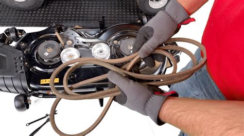 How To Replace A Deck Drive Belt On A Troy Bilt Riding Lawn Mower