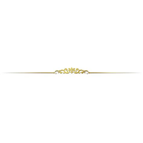 Golden Divider Ornament Divider Gold Divider Dividing Line Png