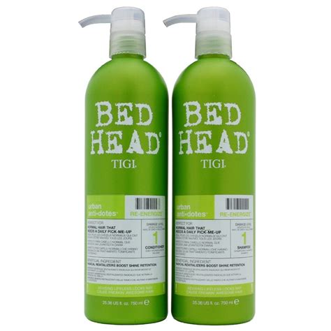 Tigi Duo Pack Bed Head Urban Antidotes Re Energize 750ml Shampoo