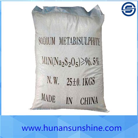 Sodium Metabisulfite Used In Water Treatment Factory China Sodium Metabisulfite And Sodium