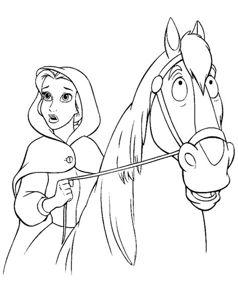 Hours of fun await you by coloring a free drawing disney beauty and the beast. Beauty and the beast Coloring Pages - Coloringpages1001.com