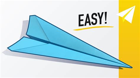 The Easiest Paper Airplane Ever — How To Fold The Classic Dart Paper