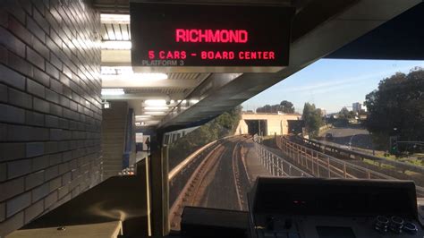 Bart Train Arrives At Wrong Platform Rear Cab Ride Youtube