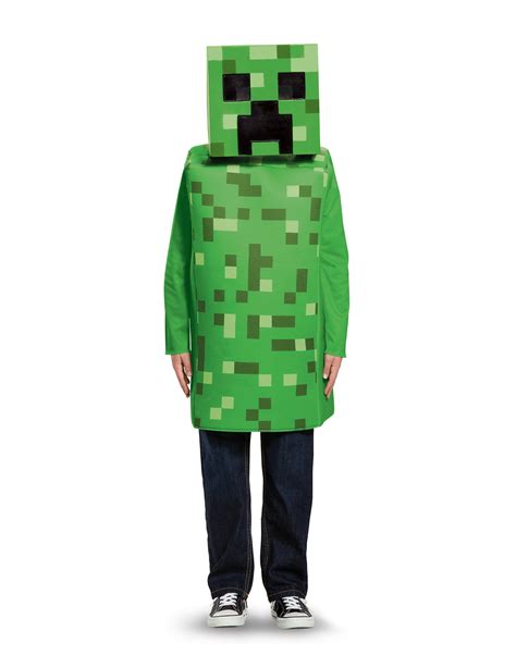 Creeper Kostüm Für Kinder Minecraft™ Grün Schwarz Günstige Faschings Kostüme Bei Karneval