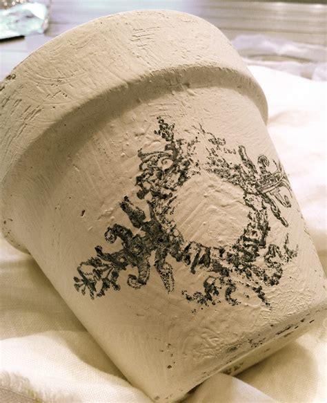 Maybe you would like to learn more about one of these? You Could Make That: CLAY POT WITH A WAX PAPER TRANSFER