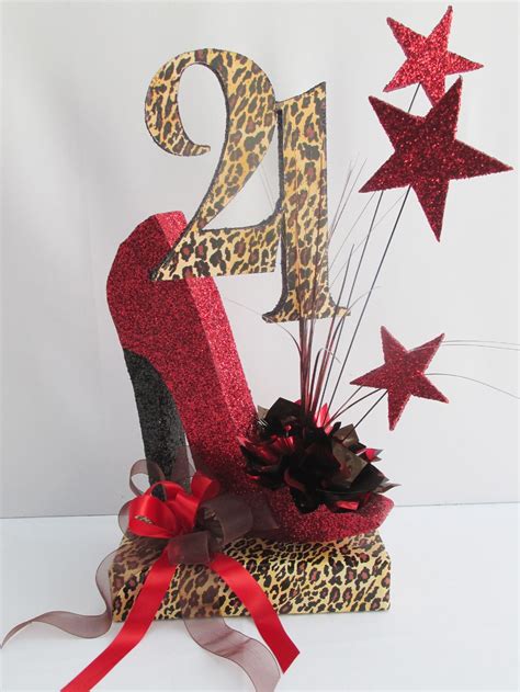 21st Birthday Center Piece Ideas 21st And 50th Birthday Centerpieces