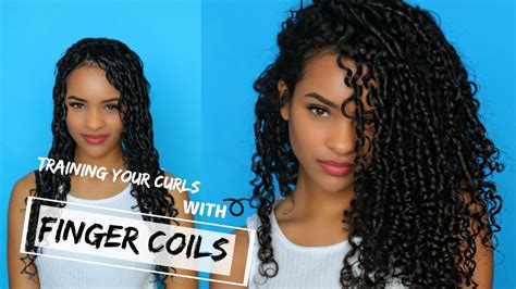 Transitioning Training Your Curls With Finger Coils Video