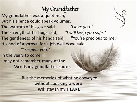 Funeral Poems Making It Personal Funeral Readings Funeral Readings Grandfather Quotes