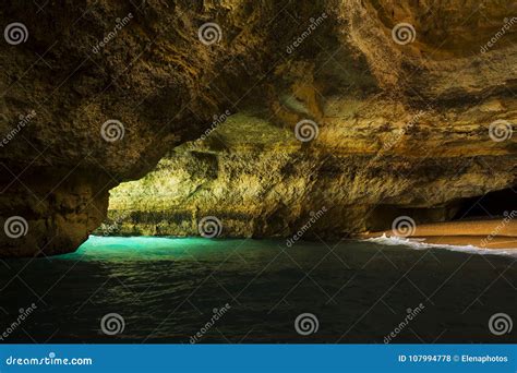 Sea Cave On The Algarve Coast Portugal Stock Photo Image Of Outdoor