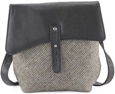 Pell Mell Islay Tweed And Luxury Leather Morag Ladies Handbag Cross