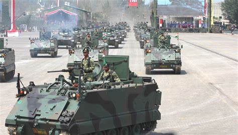 Gladi Bersih HUT TNI di Cilegon, Panglima Jenderal Gatot ...