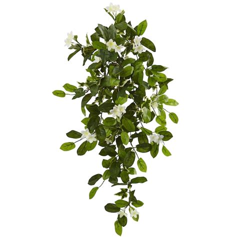 Nearly Natural 19 In Green Indoor Hanging Stephanotis Artificial Plant