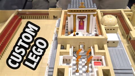 Incredibly Detailed Lego Model Of Second Temple In Jerusalem Temple