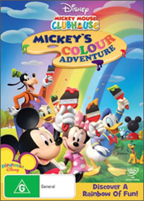 Mickey Mouse Clubhouse Mickeys Colour Adventure Disney Dvd Sanity