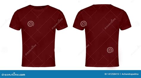 Red T Shirt Template Front And Back
