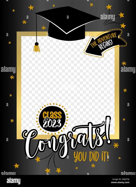 Class Of 2023 Graduation Party Photo Booth Prop Photo Frame For