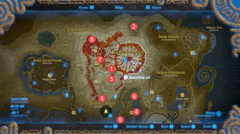 Zelda Breath Of The Wild All Shrine Locations And Maps Nintendo Life