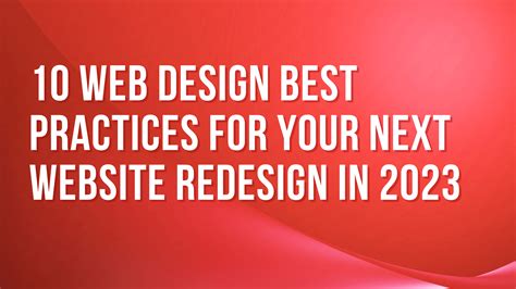 Website Redesign Best Practices 10 Tips For A Successful Design