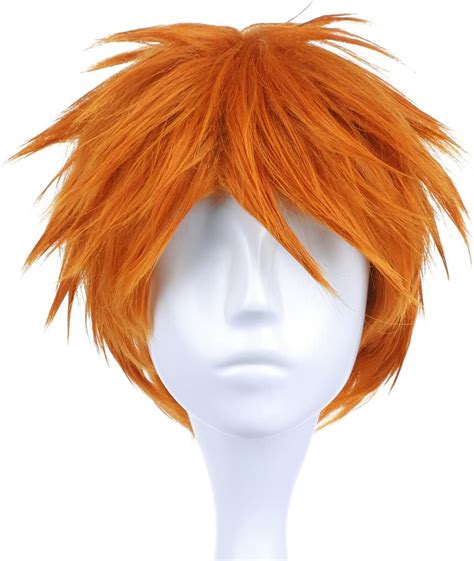 Coolchange Ichigo Kurosaki Wig From Bleach Orange Bigamart