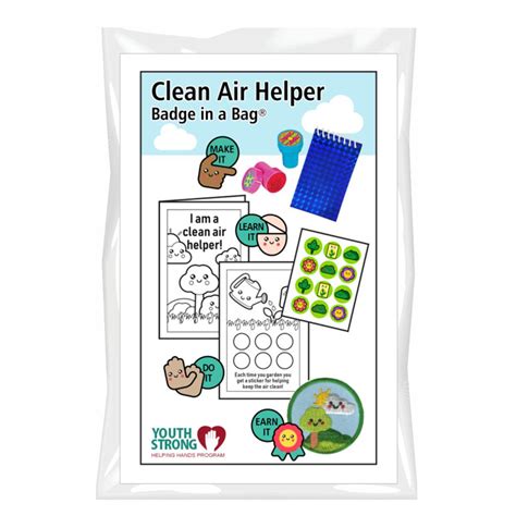 Clean Air Helper Badge In A Bag Limited Supply Makingfriends