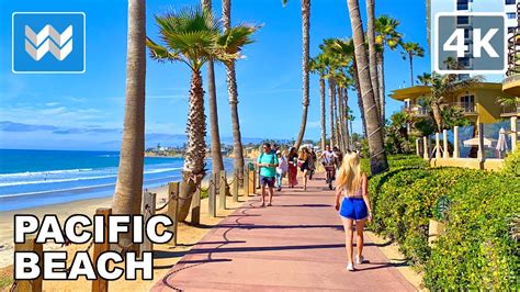 4k Pacific Beach Pb In San Diego California 2022 Walking Tour