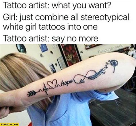 Albums 95 Wallpaper Typical White Girl Tattoo Form Completed 092023