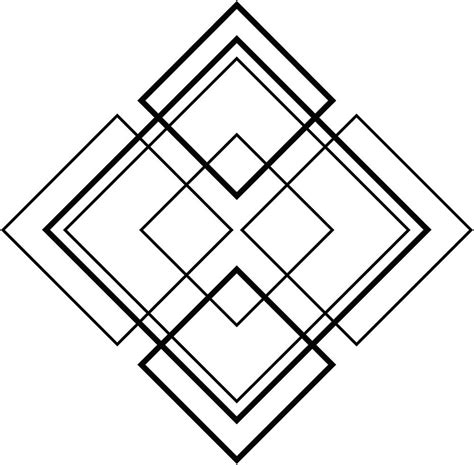 Geometric Symbol By Spooneygore926 Redbubble