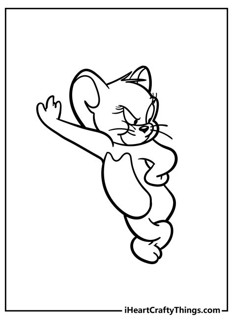 Tom And Jerry Banner Coloring Page Cartoon Coloring Pages Tom And
