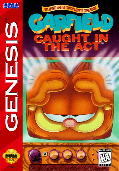 Garfield Caught In The Act Genesis Rabid Retro Gaming