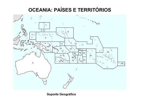 Atividade Com Gabarito Sobre A Oceania