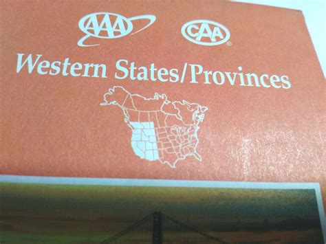 Western Statesprovinces Fold Out Map Aaa Fold Out Maps 2000 Ebay