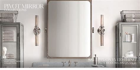 That's why, we want you to be prepared for the shopping and are going to show you what mirrors can be used in bathrooms. Pivot & Extension Mirrors | RH