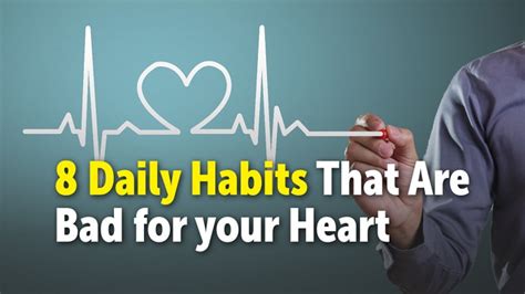 8 Daily Habits That Are Bad For Your Heart