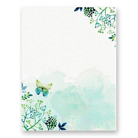 100 Stationery Paper Cute Floral Designs For Writing Letters Notes