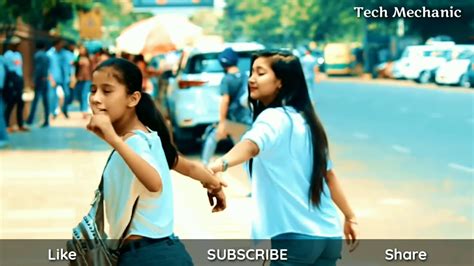 🍻 Daru Badnaam Karti Remix Cute School Couple Video New Whatsapp Status