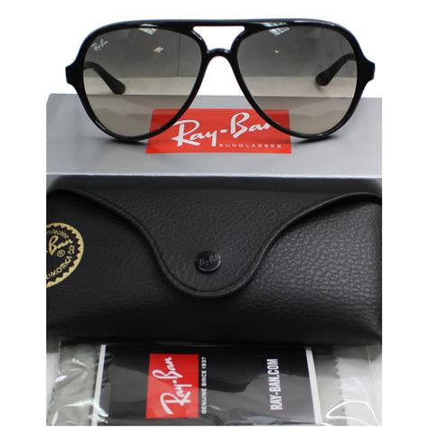 Ray Ban Rb4125 60132 Cats 5000 Classic Sunglasses Grey Gradient Lens