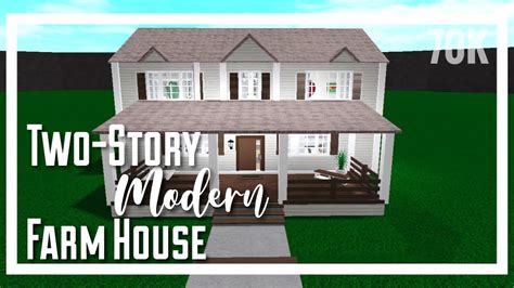 Bloxburg House Ideas Modern Farmhouse BEST HOME DESIGN IDEAS