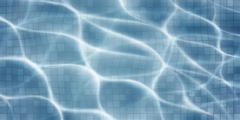 Premium Vector Swimming Pool Background With Mosaic Tiles Sunlight Glares And Caustic Ripples