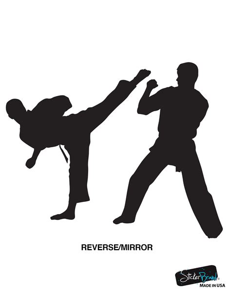 Stickerbrand Wall Decal Sticker Karate Martial Arts 5ft Tall Includes 2 223 Ebay