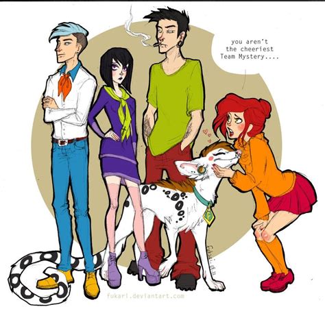 Team Mystery By Fukari On Deviantart Scooby Doo Mystery Incorporated