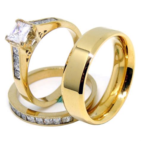 couples-ring-set-14k-gold-plated-5mm-princess-cz-wedding-ring-mens-gol