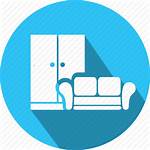 Icon Furniture Icons Flat Sofa Psd Eps