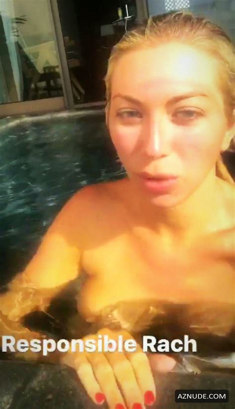 Stassi Schroeder Flashes Her Boobs In The Pool Aznude