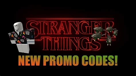 All Stranger Things Roblox Event Promo Codes YouTube